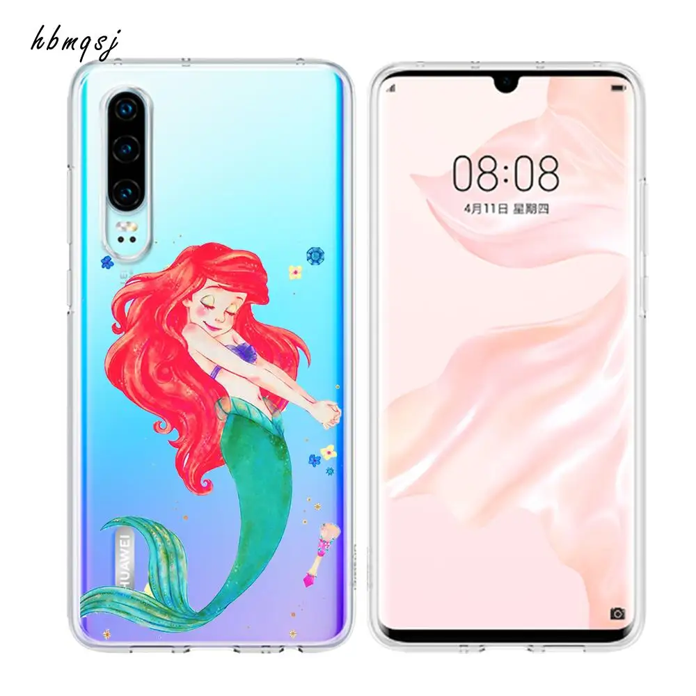 Милый чехол для huawei p30 lite силиконовый мягкий с рисунком кота панды павлина