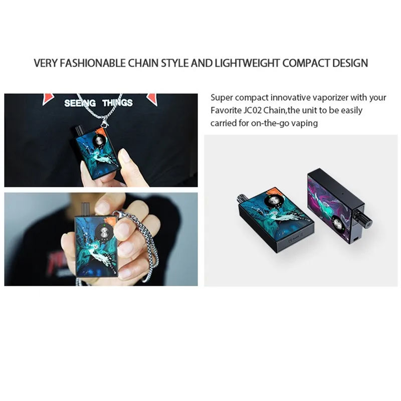 Испаритель для электронной сигареты JC02 аккумулятор 650 мАч керамические катушки