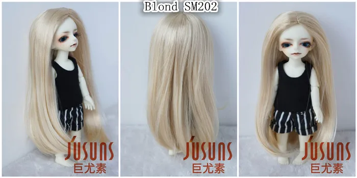 JD016 1/12 1/8 BJD кукольные Парики Мода пробор линия длинный кудрявый парик Размер 3-4 дюйма 4-5 дюймов 5-6 дюймов синтетический мохер кукольные парики