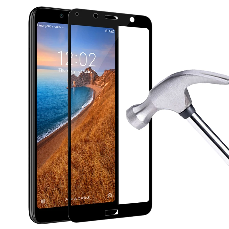 Защита экрана для Xiaomi Redmi 7A закаленное стекло на xiomi xaomi xiami redmi7a redmi 7 a ksiomi 7a полное