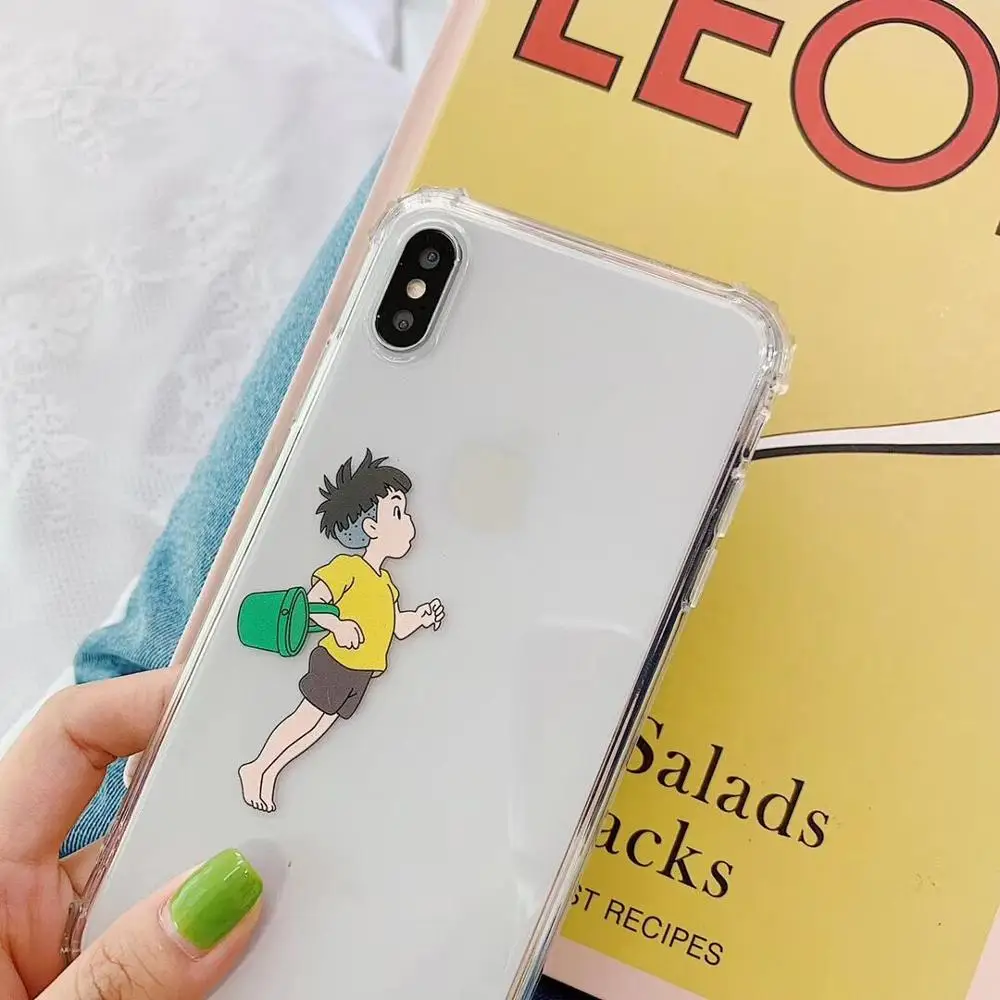 Чехол для мобильного телефона HUANQING с милыми персонажами из мультфильма iphone XS Max 6
