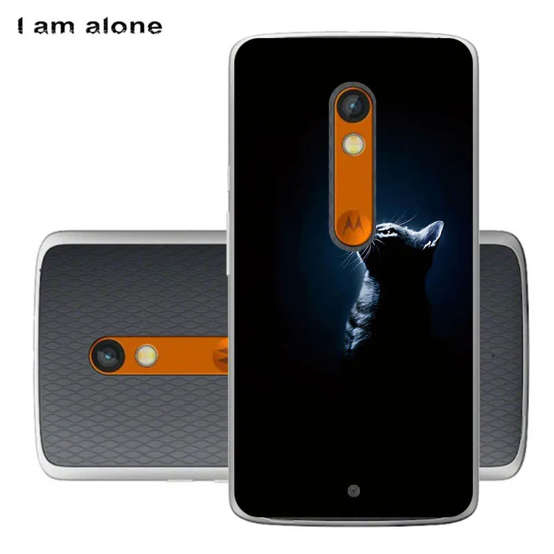 Чехлы для телефонов I am alone для Motorola Moto X Play, 5,5 дюймов, жесткий пластиковый мобильный Модный чехол с рисунком для Moto X Play - Цвет: PC HH72