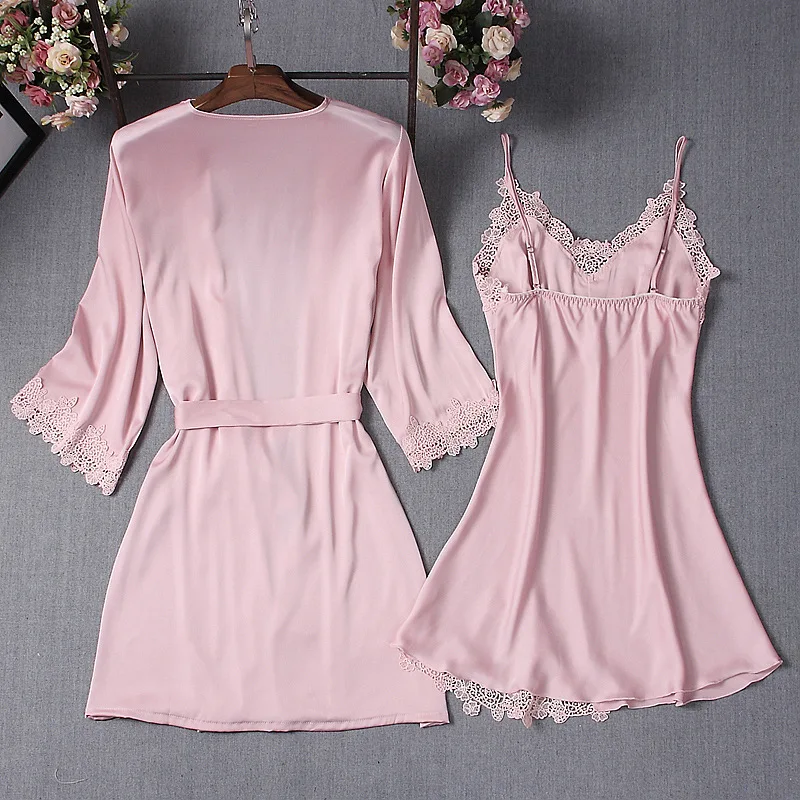 Темно синие женские комплект из 2 предметов топ с лямками пижамы одежда для сна