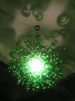 100 hand blown dale chihuly lamp green mushroom glass italy chandelier