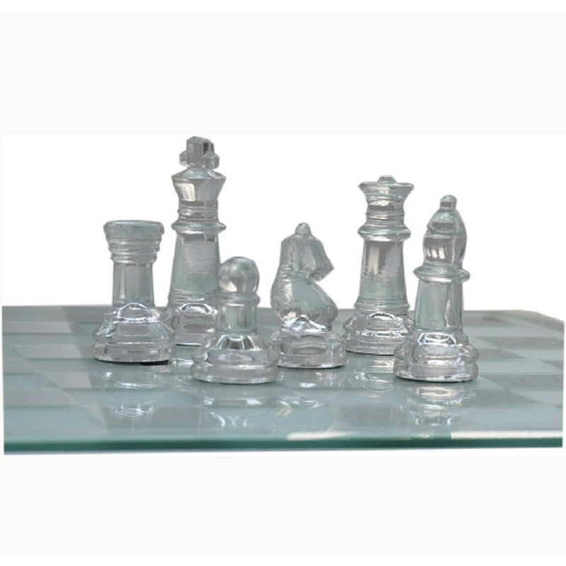 K9 Glass Chess Medium Wrestling Packaging International Game Set P28 25*25Cm |