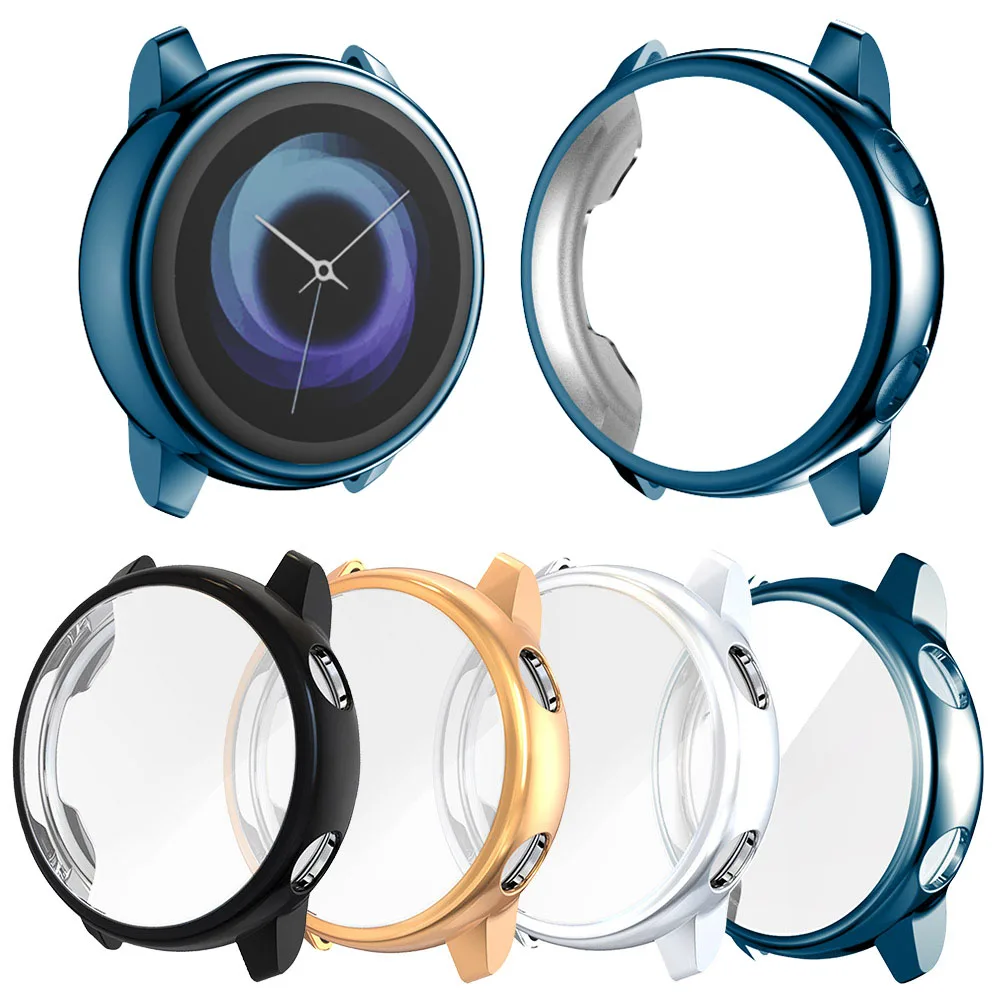 Мягкая защитная пленка для экрана для samsung Galaxy Watch Active/Active 2 Чехол 40 мм 44 мм ТПУ тонкий бампер Легкие аксессуары