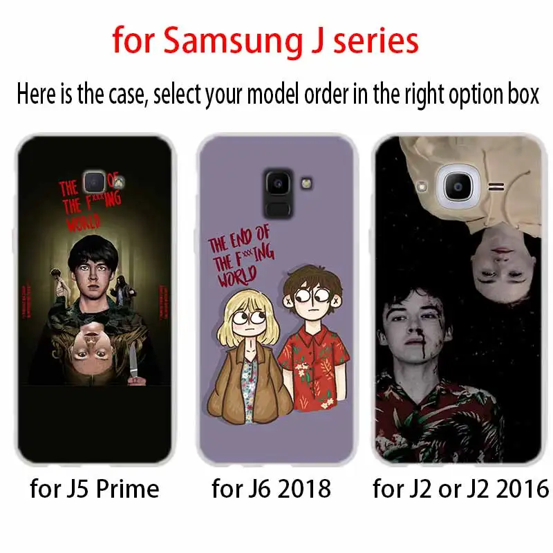 Чехол с надписью end of the fing fxxxing world art для телефона Samsung Galaxy j6 J8 J7 J5 J3 J4 Plus 2018 2017 2016 J610