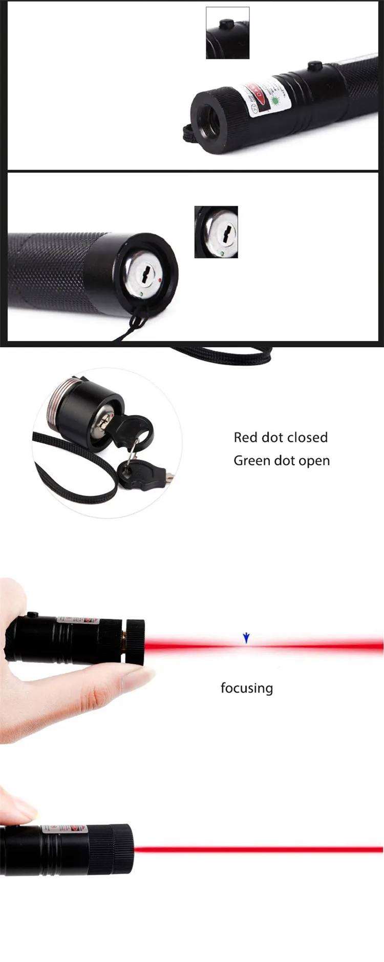 Высокое качество 303 красная точка SDLaser Высокая мощность красная лазерная указка 1000 м охотничья лазерная ручка Диаметр Sighter без зарядного устройства