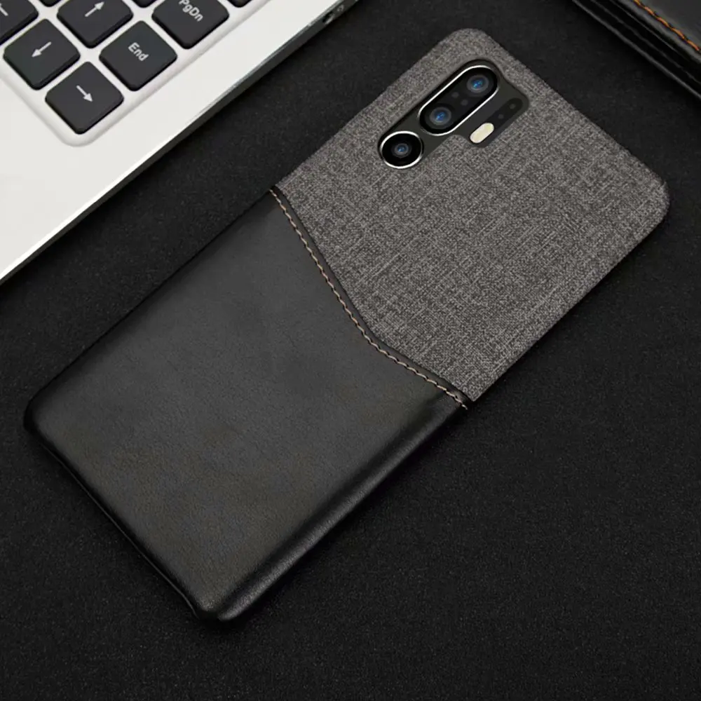 Ткань+ кожа чехол для huawei P30 P30 Pro Чехол blockcolor чехол с отделением для кредитных карт для huawei P30 P 30Pro P30pro Чехлы бамперы Caphina