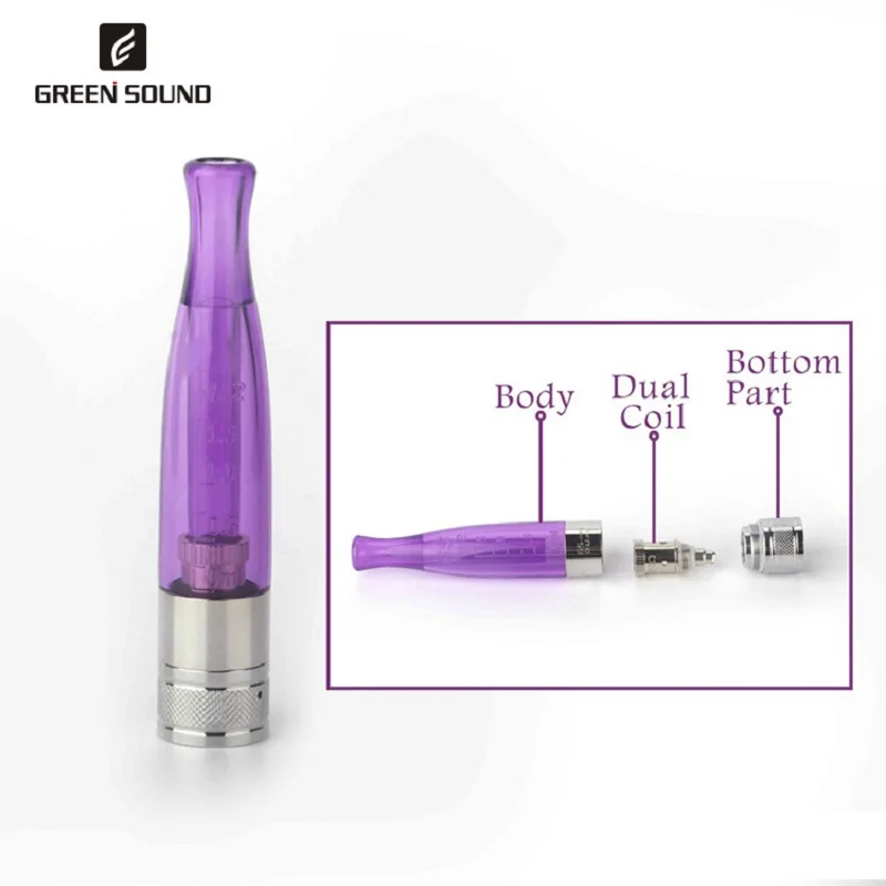 GreenSound GS H2s 10 шт. сменный атомайзер с двойной катушкой ego ce4 ce5 клиромайзер