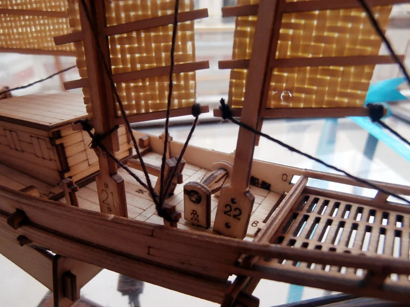 N Scale комплект модели корабля модель лодки деревянный Китай парусник большой мусорный корабль модель доска из павловнии наборы Z006