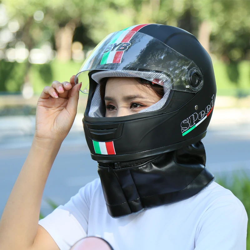 Мотоциклетный шлем с открытым лицом противотуманные линзы pp Материал