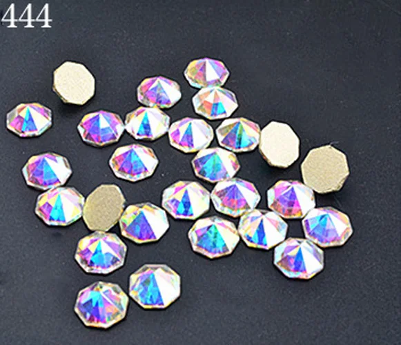 3d Стразы Блестящий сверкающие прозрачный арт для ногтей наклейки