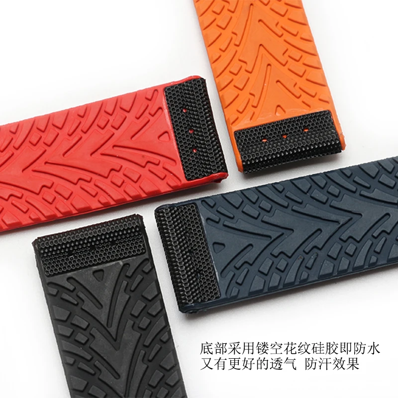 UYONG nylon watch strap 18mm 20mm 22mm 24mm canvas strap +Rubber sole leather strap with stainless steel buckle