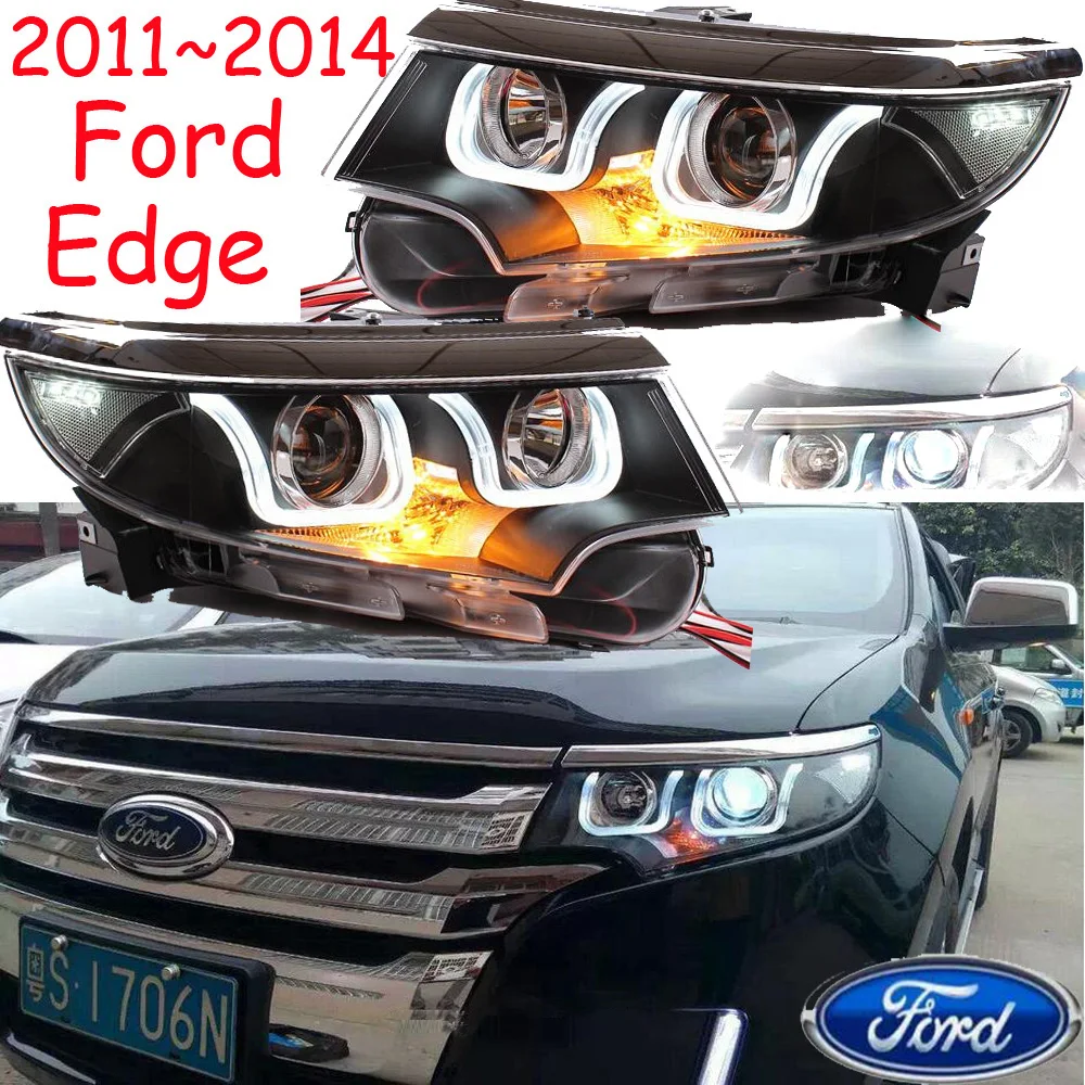 

car bumper headlamp Edge headlight 2011~2014y LED DRL car accessories HID xenon Edge fog light