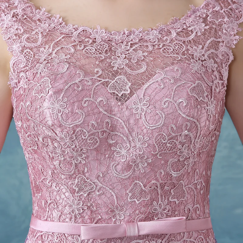 Короткое платье для выпускного вечера новинка 2018 Модный Корсет с круглым вырезом