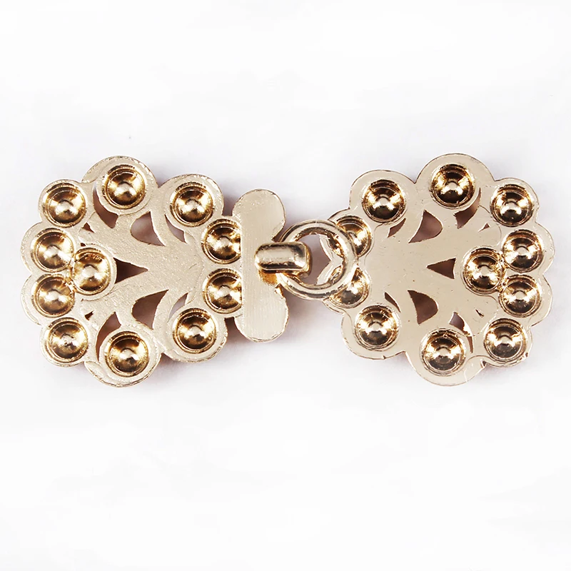 20 наборов оранжевые хрустальные стразы золотые тона кнопки соединители застежки