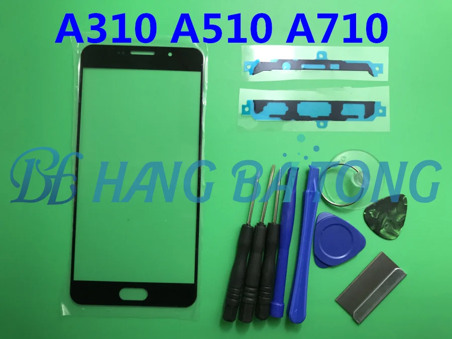 Для Samsung Galaxy A3 A5 A7 2016 A310 A310F A510 A510F A710 A710F Сенсорная панель передняя внешняя