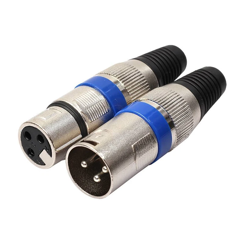 10 шт. XLR 3Pin Мужской и Женский Микрофон Разъем Аудио провод кабель