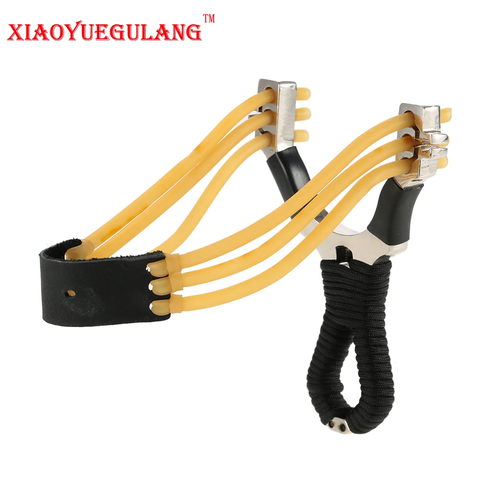 Качество высокая скорость резиновые Slingshot Катапульта карман Открытый Охота Airsoft
