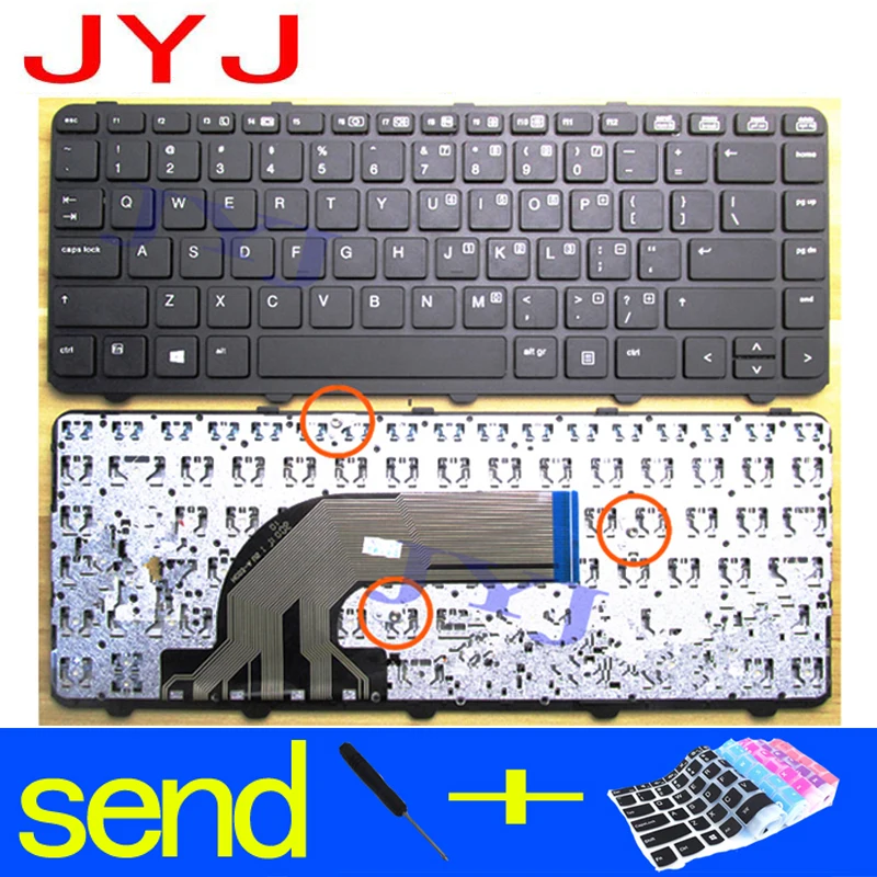

New laptop keyboard For HP Probook 440 G1 440 430 G2 445 G1 Send a transparent protective film