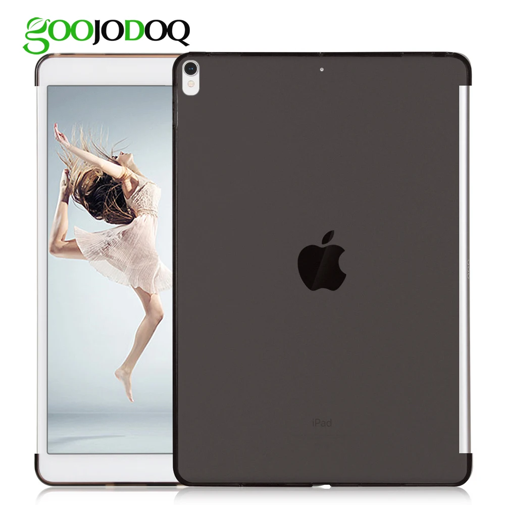 Чехол для iPad Pro 10 5/iPad 2018 силиконовый мягкий чехол-накладка совместимый с Умной