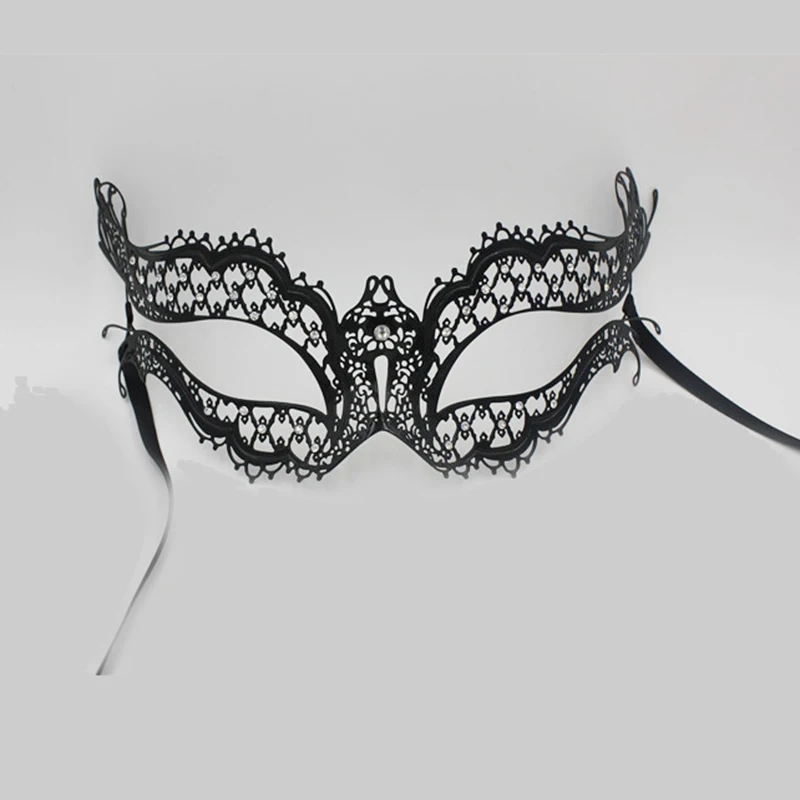 Черная лазерная резка Дневники вампира Елена стразы на Хэллоуин Венецианская