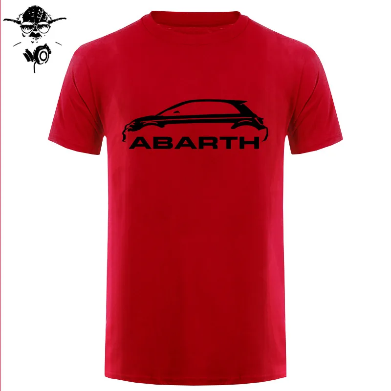Мужская футболка Fiat 500 Abarth Classic Car s высокого качества с круглым вырезом s забавная футболка новинка футболка