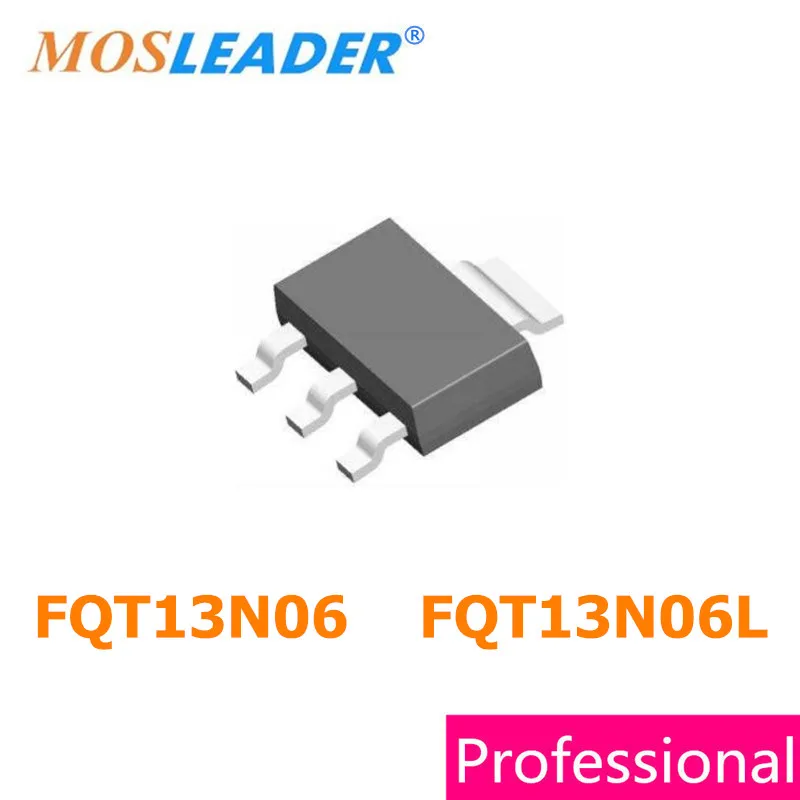 Mosleader FQT13N06 FQT13N06L SOT223 100 шт. 1000 13N06 60V 2.8A сделано в Китае высокое качество|mosfet|mosfet