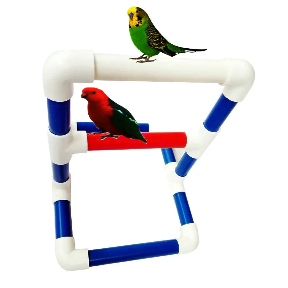 Pet Попугай Птицы игрушки жердочка для птиц птица обучение душ подставка купания