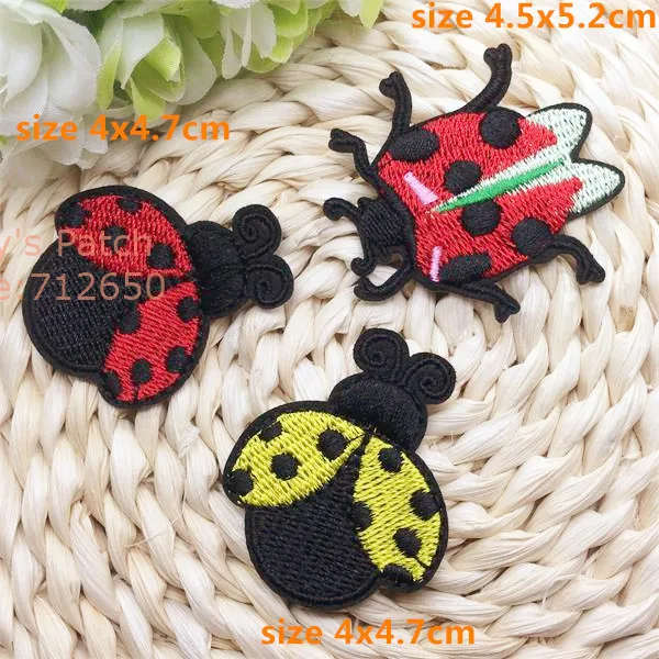 mixed 15 pcs Новое поступление 10 шт Червячные жуки черепахи вышитые нашивки железные на значок мотив лента для украшения шляп, сумок, одежды обуви телефон аппликация аксессуар - Цвет: mixed 15 pcs