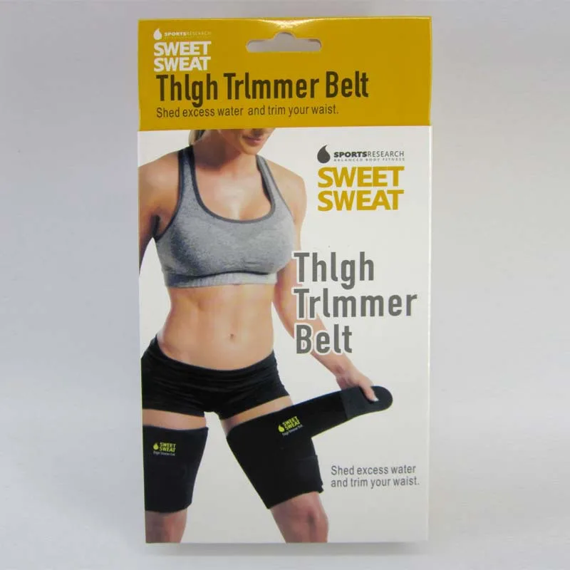 

Free shipping/Leg Shaper Sauna Sweat Thigh Calories off Warmer Slender Slimming Legs Fat Thermo Neoprene Compress Massage Belt