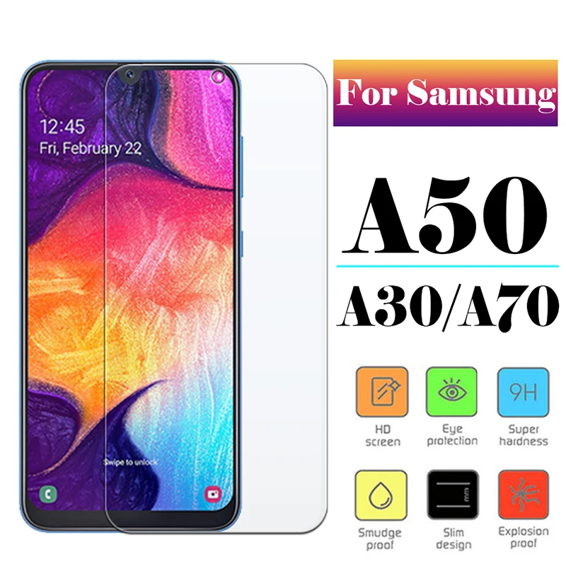 Защита экрана для samsung galaxy a50 защитное стекло a70 a30 закаленное samsun a 70 50 30 защитная