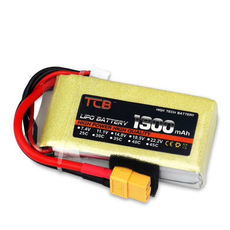 TCB RC Lipo батарея 3 S 11 1 V 1300 mAh 25C для дрона вертолет Квадрокоптер автомобиль FPV