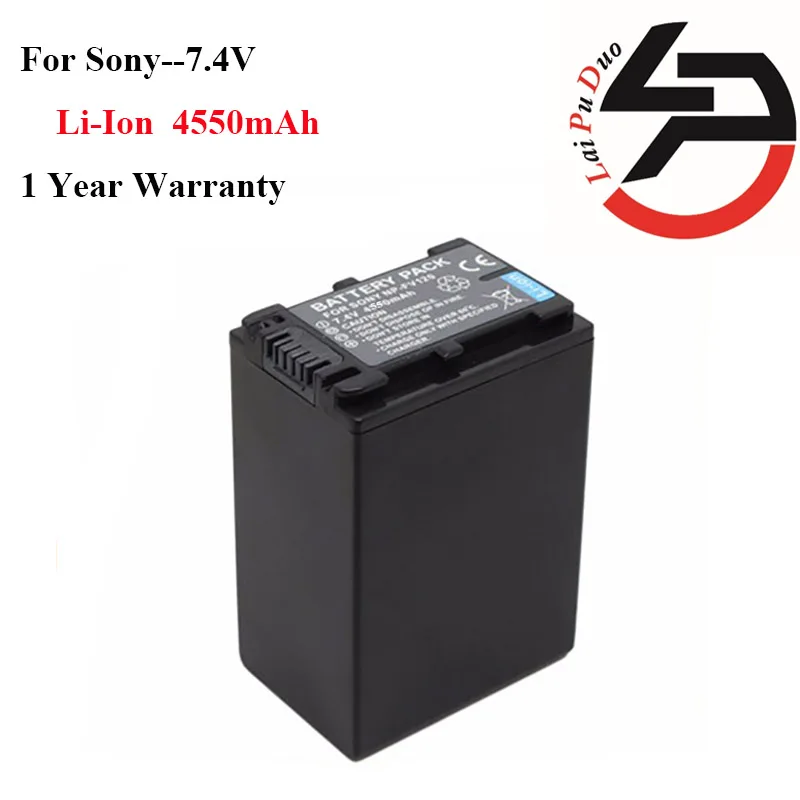 4550 мАч 100% Новый Сменный аккумулятор для камеры Sony NP FV120 FV50 FV70 FV100 DCR DVD92 DVD103 SX30|camera