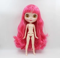 free shipping big discount rbl 569j diy nude blyth doll birthday gift for girl 4color big eye doll with beautiful hair cute toy