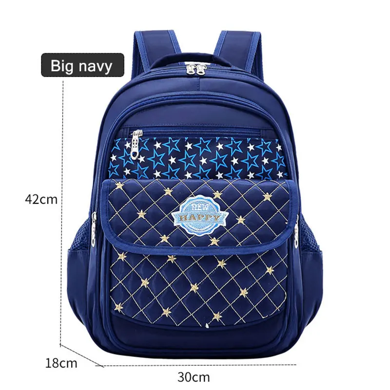 big navy SUN EIGHT2019, новые детские школьные сумки для девочек и мальчиков, милый детский рюкзак, школьные сумки на молнии, школьный рюкзак для детей, ранец - Цвет: big navy