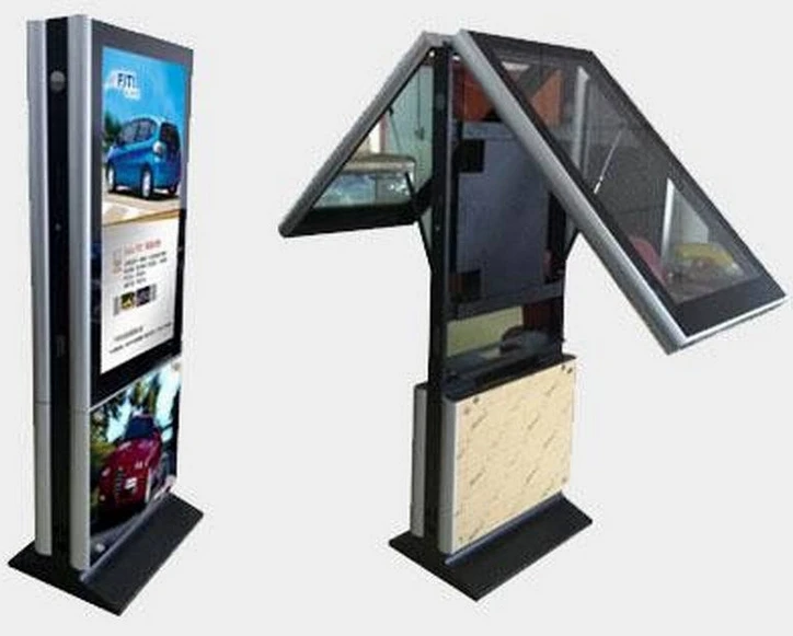 Двусторонний TFT led lcd сенсорный экран 42 47 55 дюймов wifi тотемный киоск цифровой
