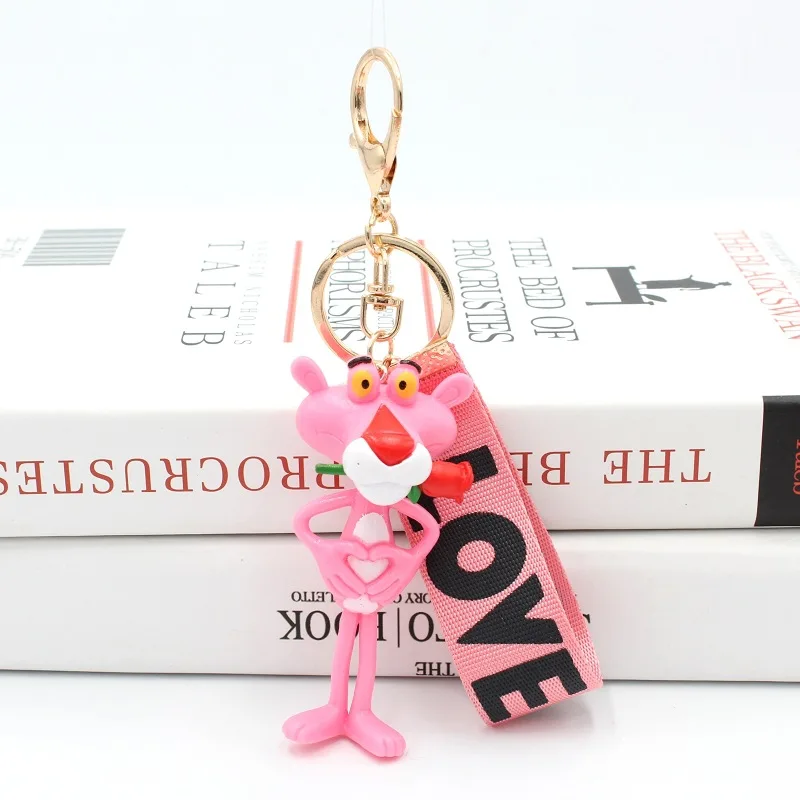 Виниловая кукла брелок для женщин Розовая пантера мультяшный креативный подарок