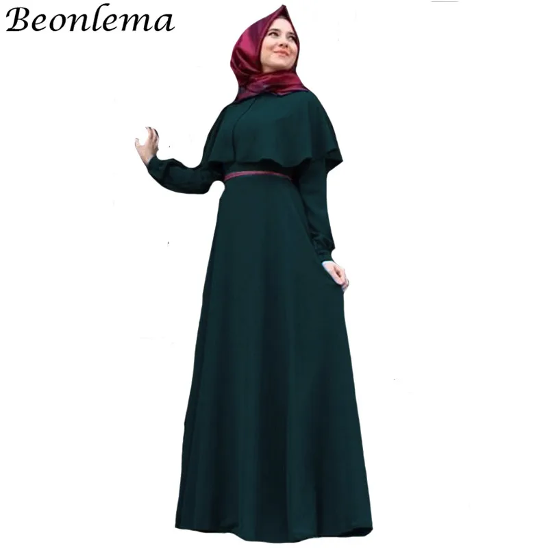Beonlema Caftan Дубай женский кафтан хиджаб платье мусульманское ИД фестиваль накидка