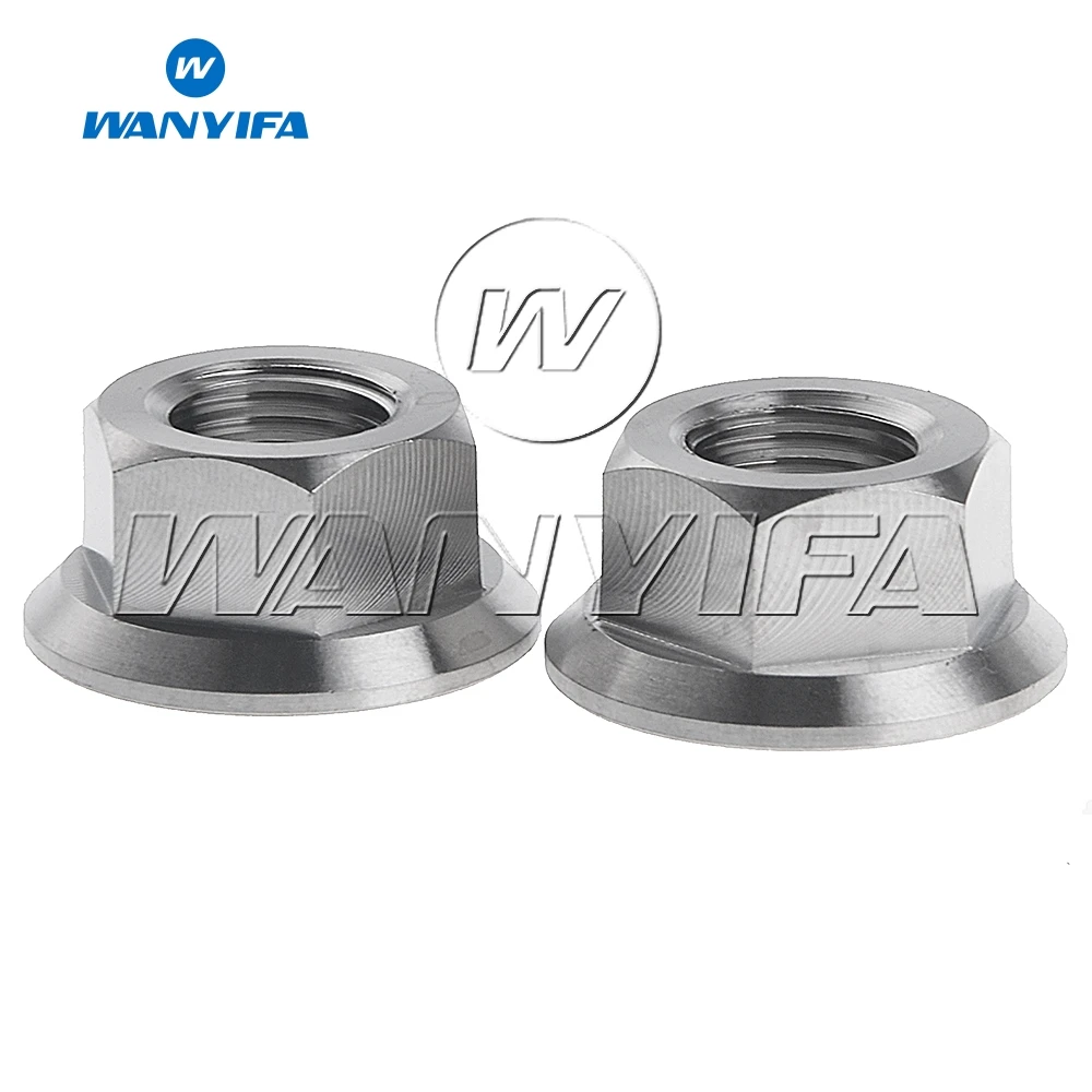Wanyifa M14 Pitch 1 25/1 5 титановая звездочка фланец без замковой гайки Gr.5 6Al/4V 2