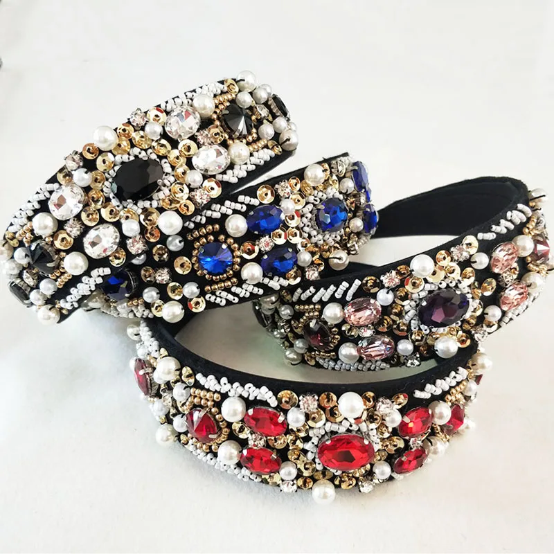 Женская повязка на голову с блестками|wedding accessories|fashion jewelry headbandsjewelry headband |