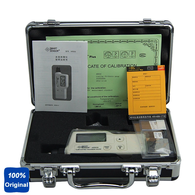 Оригинальный измеритель толщины пленки AS930 0 ~ 1800 мкм|coating thickness gauge|thickness gaugecoating |