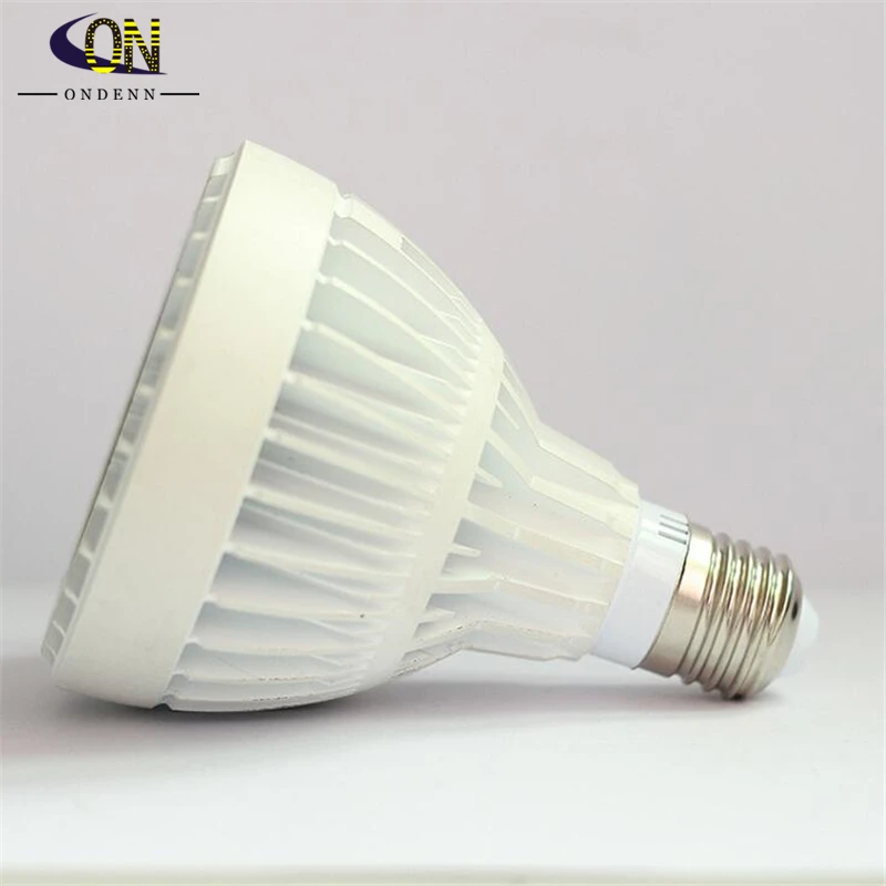COB LED Par30 Lamp Spotlight 28W E27 85-265Vac 100lm/W Aluminum White Housing Warm/Cold white Equivalent to 240W Halogen | Освещение