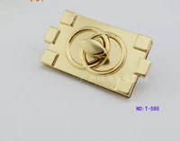 free shipping a new bag lock 10 pieceslot high grade gold leather ladies handbags hardware accessories diy bag square latch