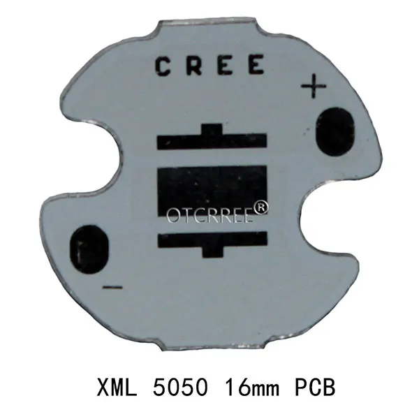 Cree XML2 XM-L2 XML T6 5050 светодиодный PCB Алюминий доска основа для отвода тепла пластины печатной платы 32/25/20/16 мм для DIY светильник - Испускаемый цвет: XML 5050 16mm PCB