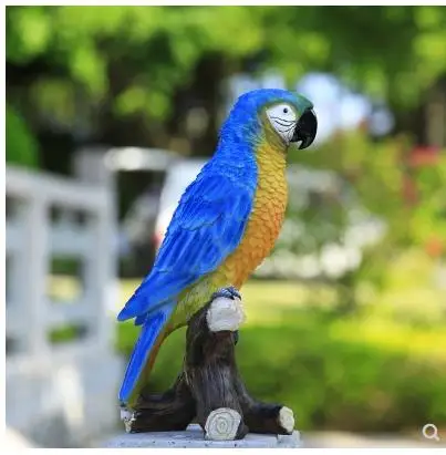

Colorful macaw crafts, creative home desk decorations, beautiful birds, birthday presents