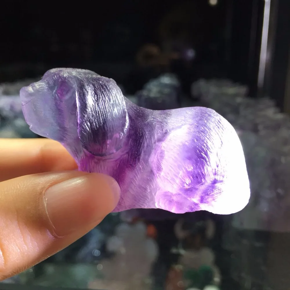 Фигурки из натурального камня Красочная искусственная Хрустальная ремесло
