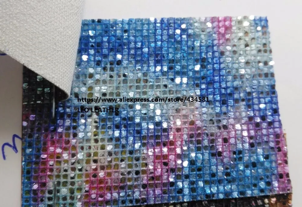 Кружевная блестящая кожаная ткань искусственная кожа для самостоятельного