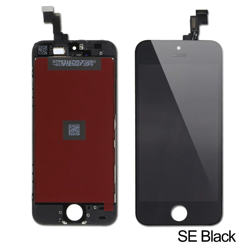 SE Black 1 шт. AAAA ЖК-экран для iPhone 5S 5 SE 5C ЖК-дисплей дигитайзер сенсорный модуль 5S SE экран s Замена - Цвет: SE Black